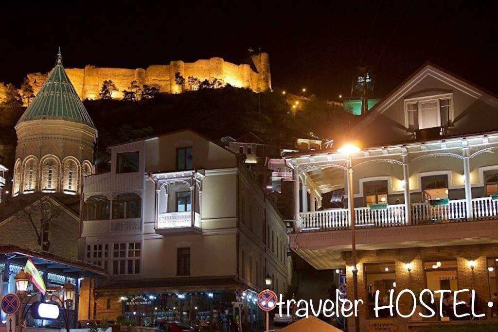 Traveler Hostel Tbilisi ภายนอก รูปภาพ